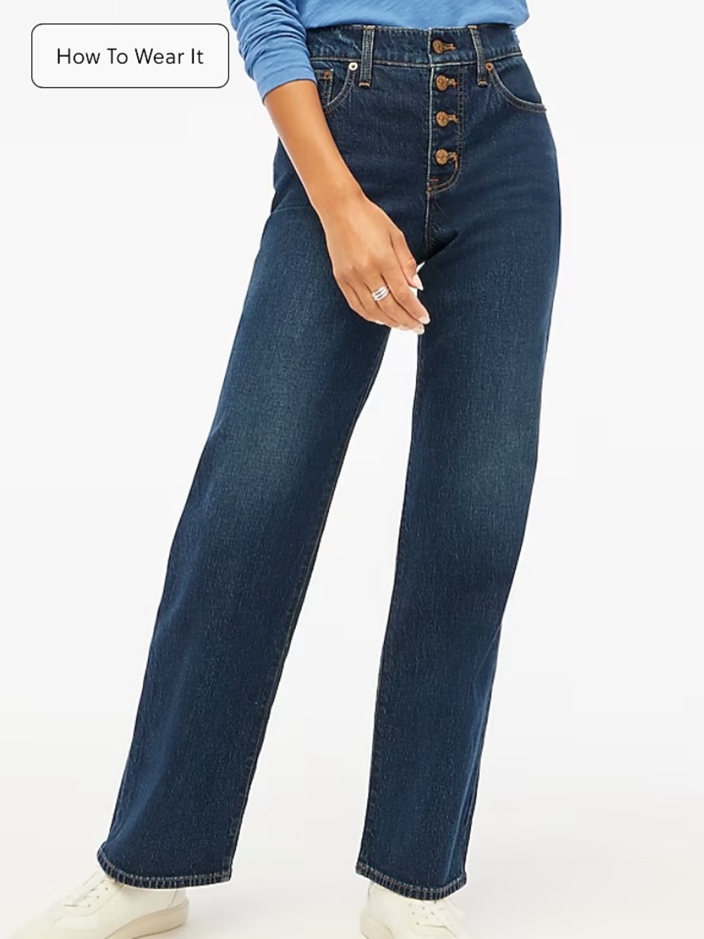 J CREW FULL-LENGTH WIDE-LEG JEAN IN ALL-DAY STRETCH